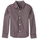 Boys Plaid Poplin Matching Button Down Shirt4